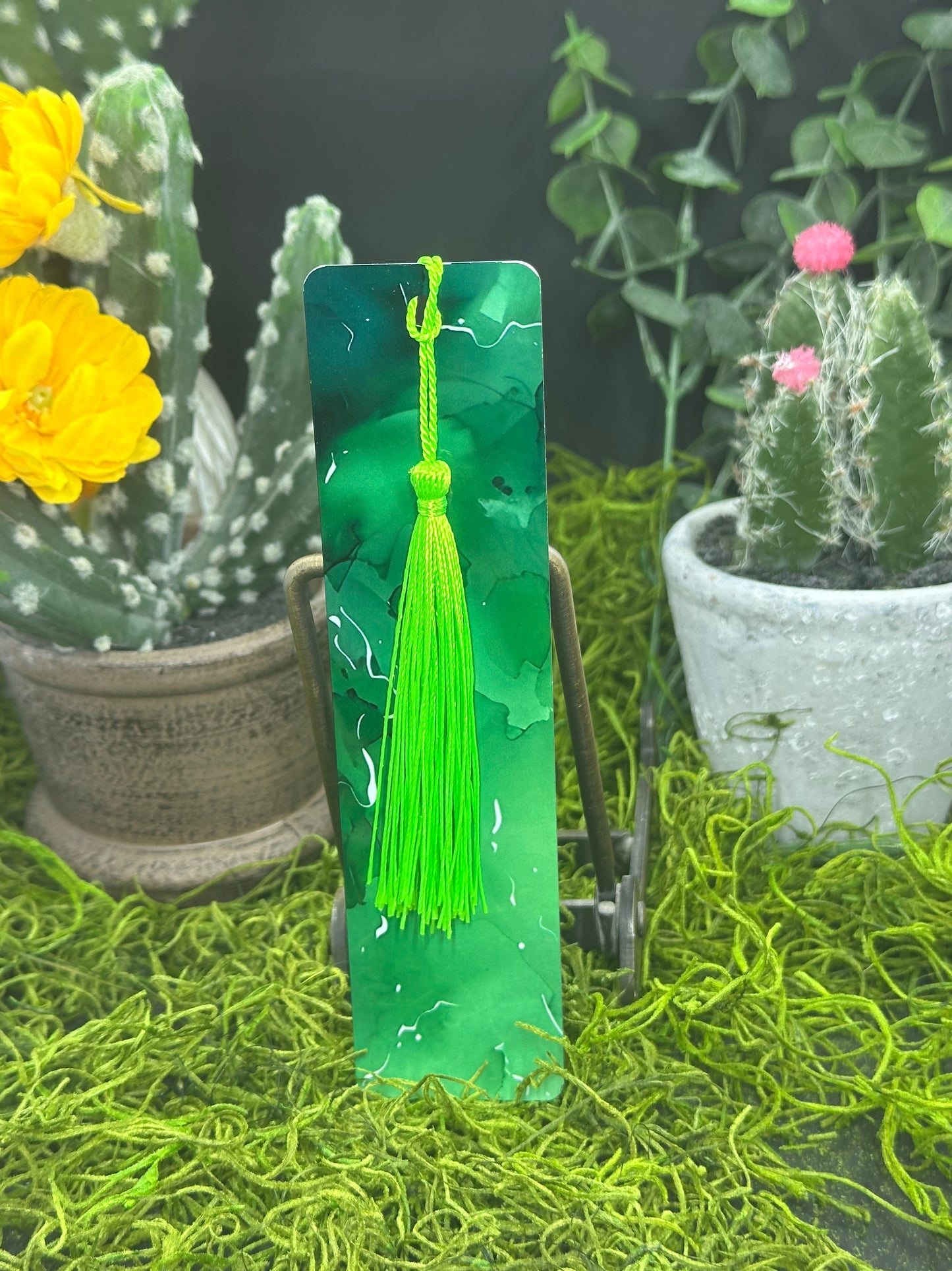 Green Clouds Bookmark