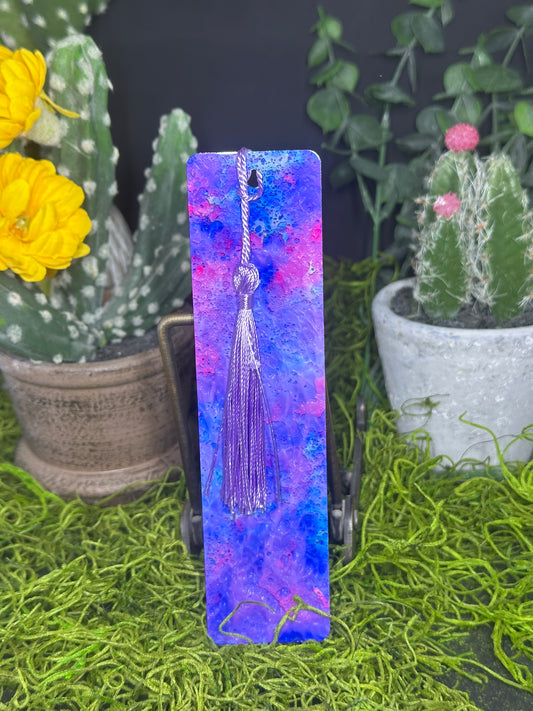 Purple/Blue Swirls Bookmark