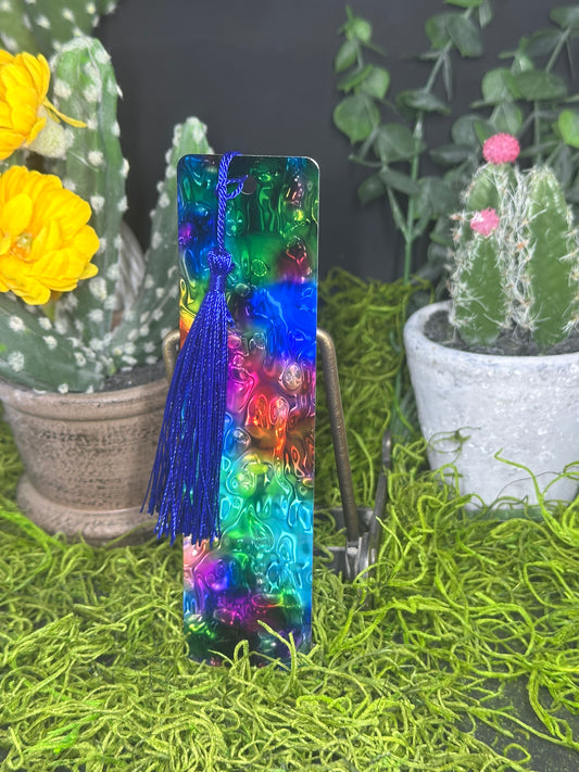 Jewel Tone Swirls Bookmark