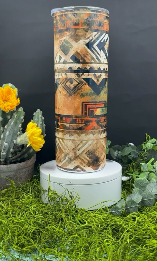 Aztec 2 Skinny Tumbler