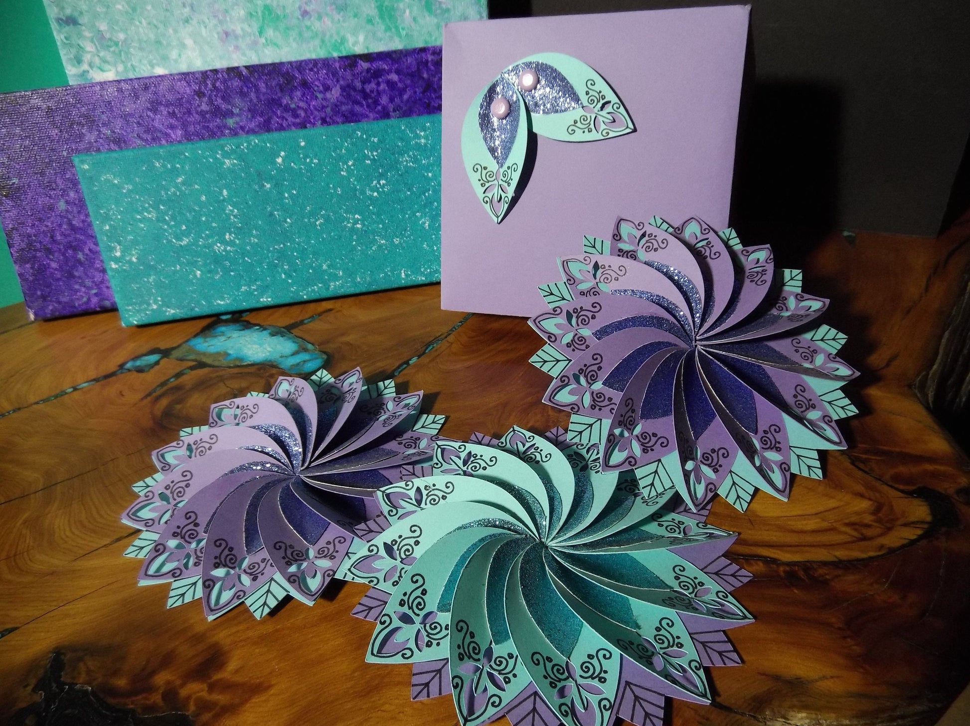 paper lotus flower**multiple color choices**gift box included**glittery**yoga inspired**delicate details**mindfullness**inspirational gift**