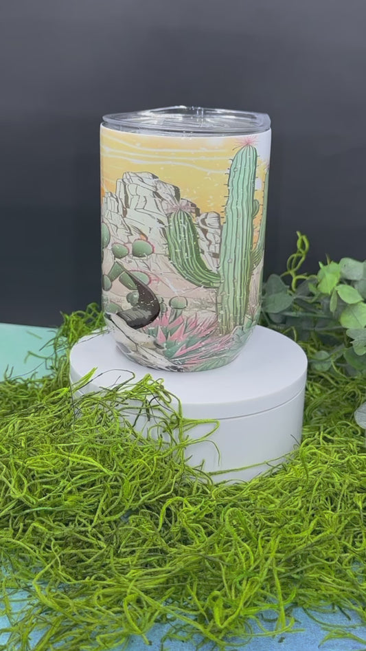 Cactus Desert Wine Tumbler