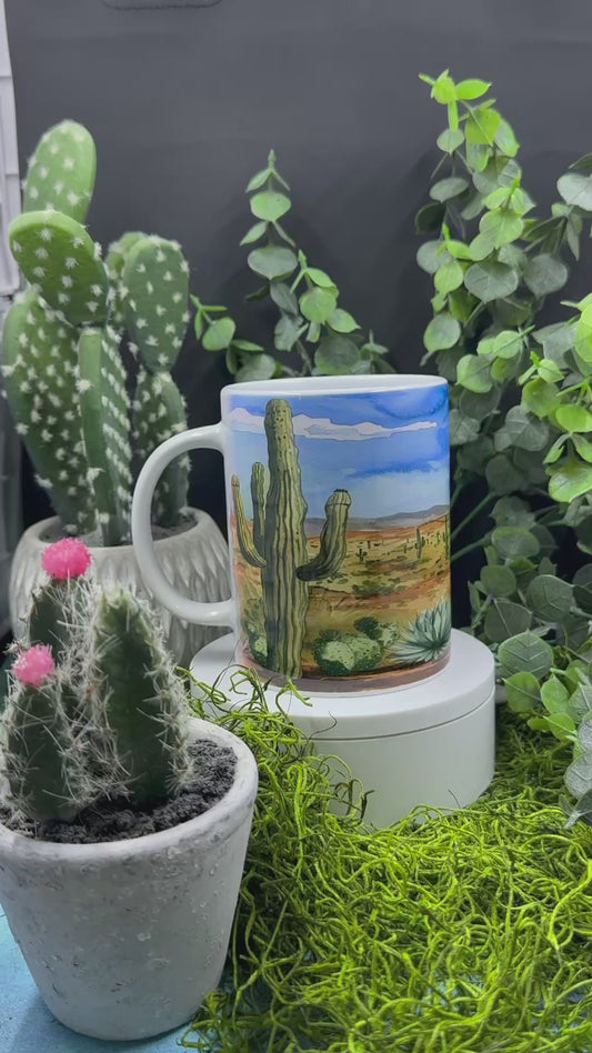 Blue Sky Desert 15oz Mug